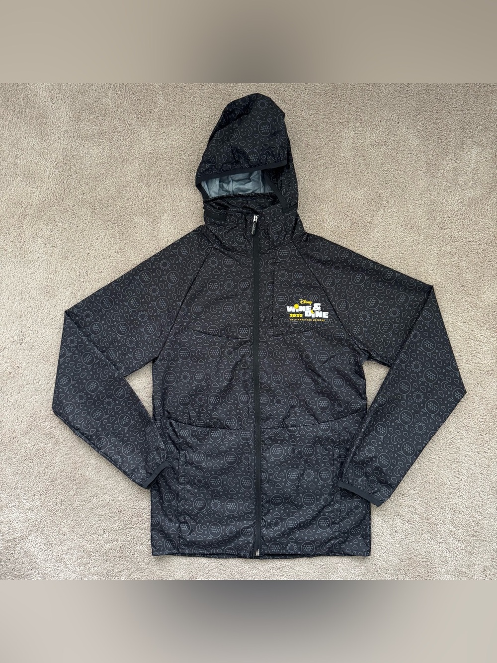 Disney Wine & Dine Half Marathon Windbreaker Sz Small